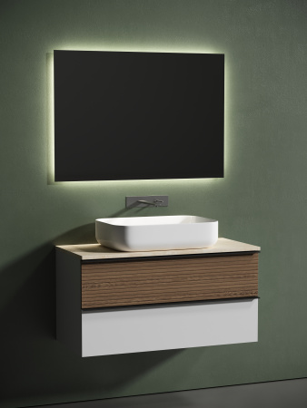 Столешница для ванной комнаты SANCOS  1000х460 ,  TT100A2